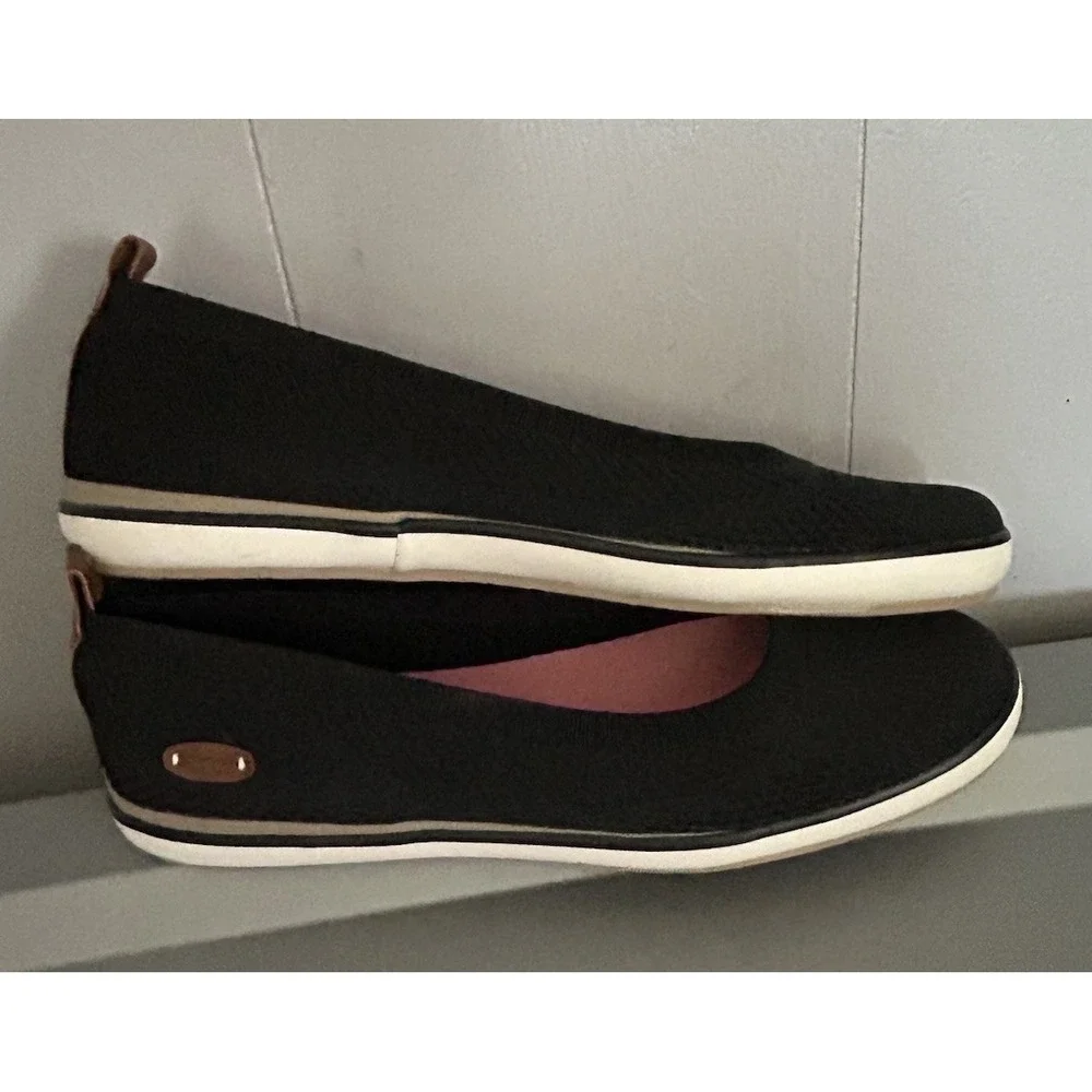 Blowfish Malibu Women's Ez Does It Black Knit Ballet Flats Shoes Size 9.5